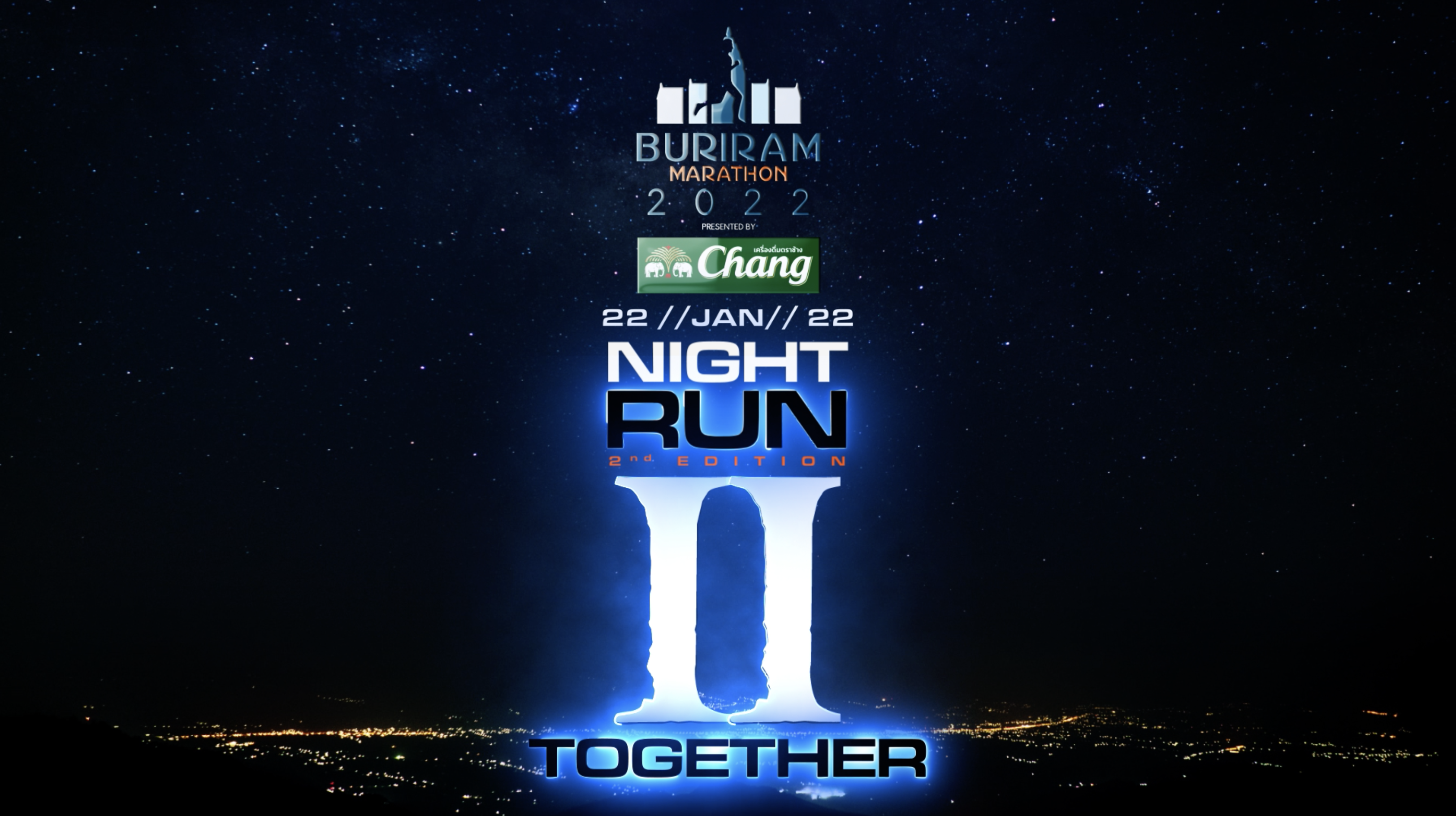 Buriram Marathon 2022 Night Run 2nd Edition Run Together